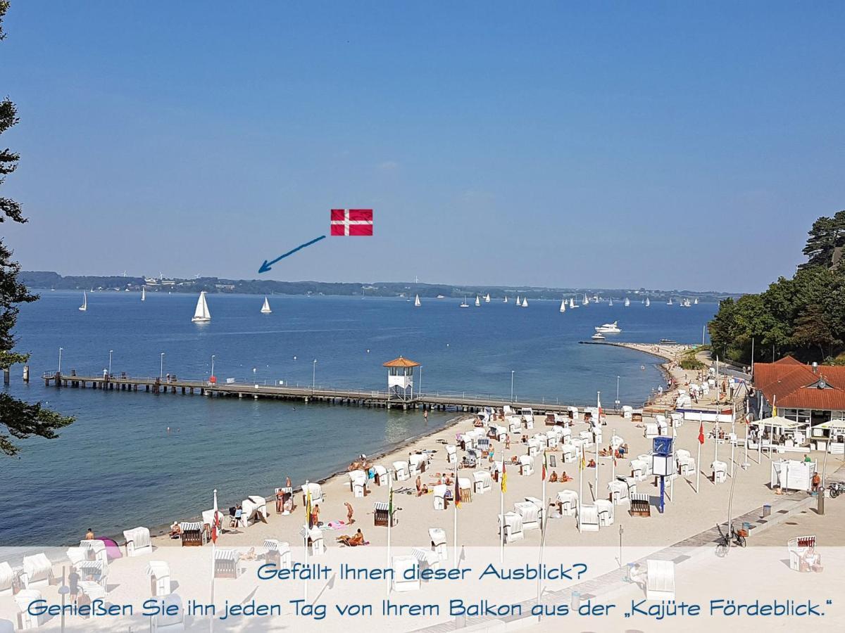 Fewo1846 Intermar - Kajuete Foerdeblick - Familienfreundliches Studioapartment Mit Balkon Und Meerblick Glücksburg Dış mekan fotoğraf